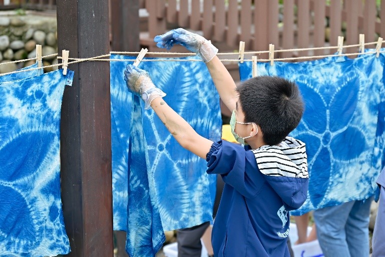 以藍染與茶為主題規劃藝術季系列活動