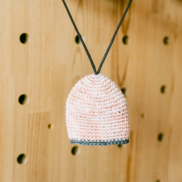 天然染手鉤鑰匙包