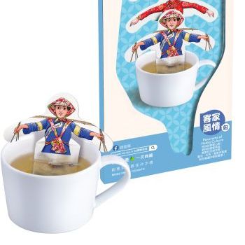客家風情茶包外觀