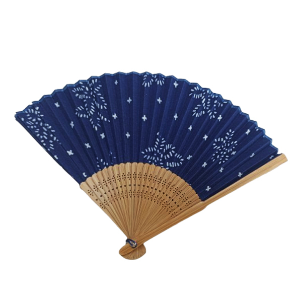 藍染摺扇