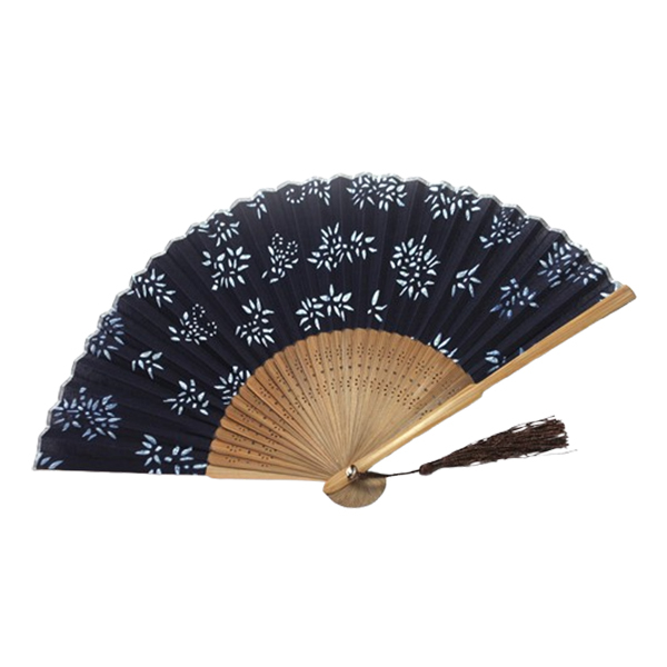 藍染摺扇